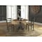 International Concepts 42 in. Dual Drop Leaf Dining Table with 2 Madrid LadderBack Chairs K45-42DP-C2-2 - alternate 1
